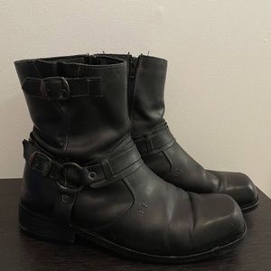 Men's Leather Harness Boots (10 US)